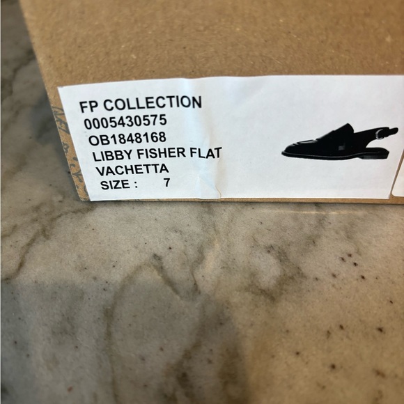 Free People women’s Libby fisher flat. Cachets - Picture 2 of 6